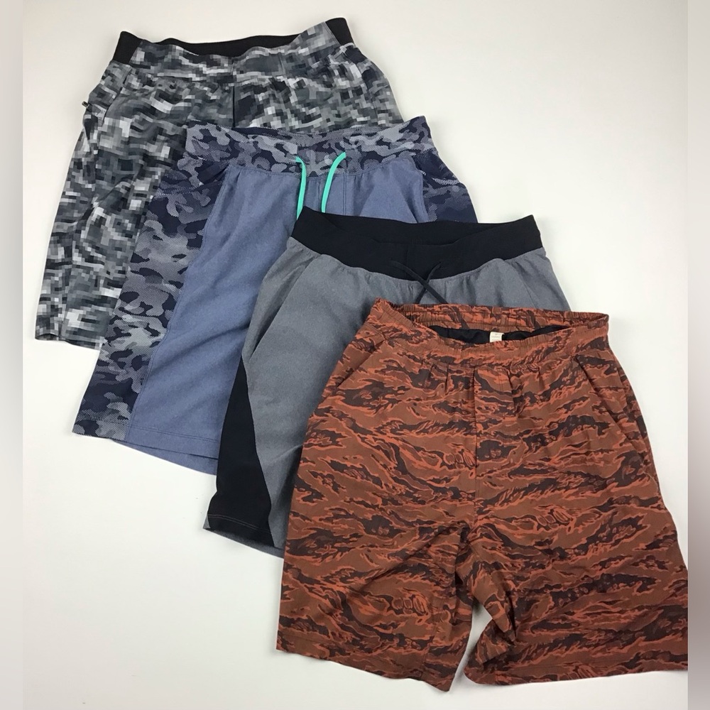 lot of 4 lululemon shorts men’s medium